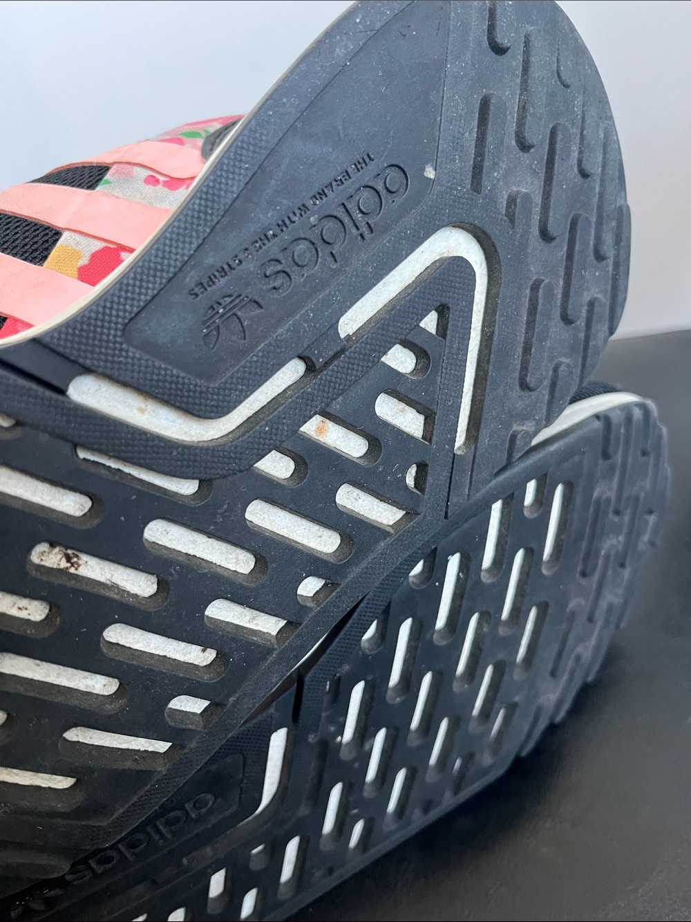 Adidas Black & Pink Running Sneakers - Picture 10 of 16